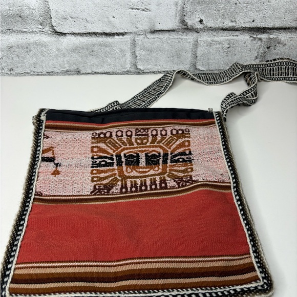 Peruvian Alpaca Crossbody Bag Purse Llama Peru Souvenir Handmade - Picture 4 of 7